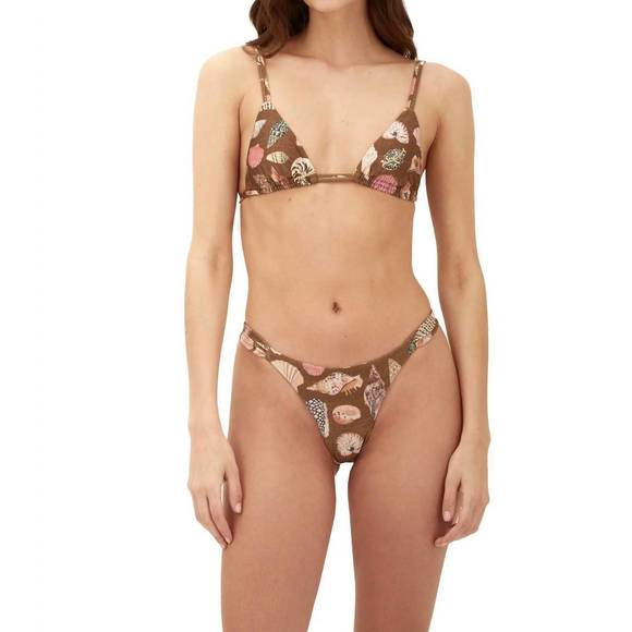 NEW MALAI bold bottom in shinny earth seashell - Picture 1 of 2
